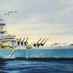 Best Pirce 🛒 USS "Big Mo" Missouri Battleship 1/200 Trumpeter 🎁