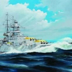 New 😍 Gneisenau Battleship 1/200 Trumpeter 👍