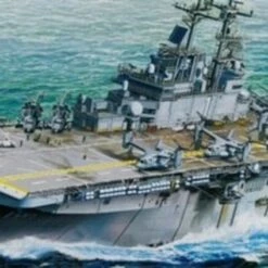 Best Sale ⌛ USS Wasp LHD-1 Amphibious Assault Ship 1/350 Trumpeter 🔔