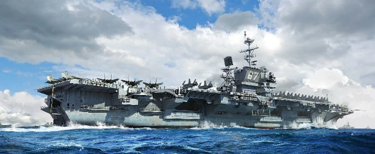 Promo β USS John F Kennedy CV-67 Aircraft Carrier 1/700 Trumpeter π 1 Promo β USS John F Kennedy CV-67 Aircraft Carrier 1/700 Trumpeter π