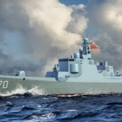 Best deal 🧨 PLA Chinese Navy Type 052C Destroyer 1/700 Trumpeter 🤩