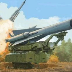 Brand new ⭐ Russian 5V28 of 5P72 Launcher SAM-5 Gammon 1/35 Trumpeter 🎉