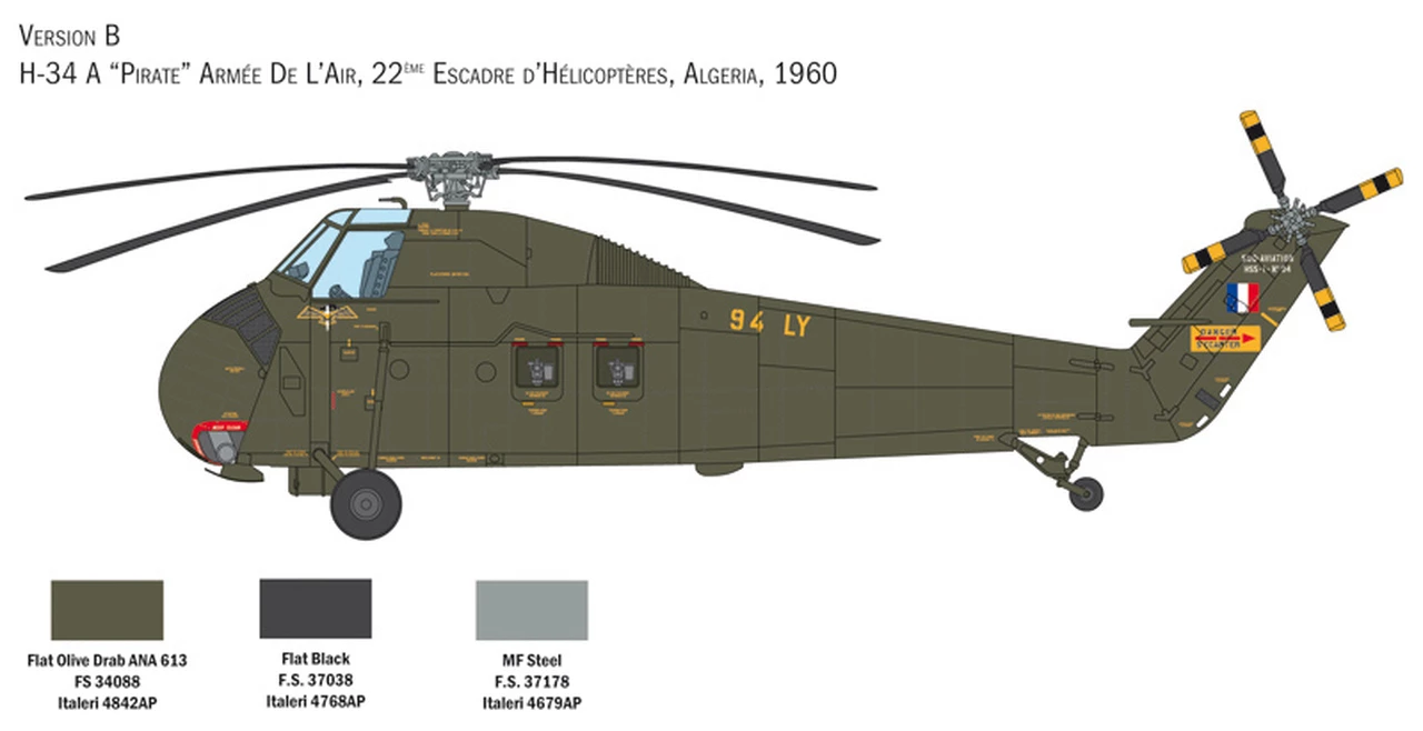 Coupon 𧨠H-34A Pirate/UH-34D US Marines Helicopter 1/48 Italeri π€© 7 Coupon 𧨠H-34A Pirate/UH-34D US Marines Helicopter 1/48 Italeri π€© - Image 7