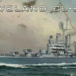 New ⌛ USS Cleveland CL-55 Light Cruiser 1/350 Very Fire 👍