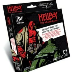 Cheapest 🎉 Hellboy w/Resin Figure Model Color Paint Set (8 17mL Colors) for Board Game Vallejo Paint 🧨