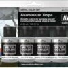Buy 😀 32ml Bottle Aircraft Aluminum Dope Metal Color Paint Set (4 Colors) Vallejo Paints 👏