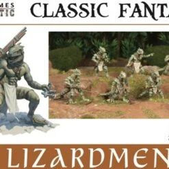 Best deal 😍 Classic Fantasy Lizardmen (24) 28mm Wargames Atlantic ✔️