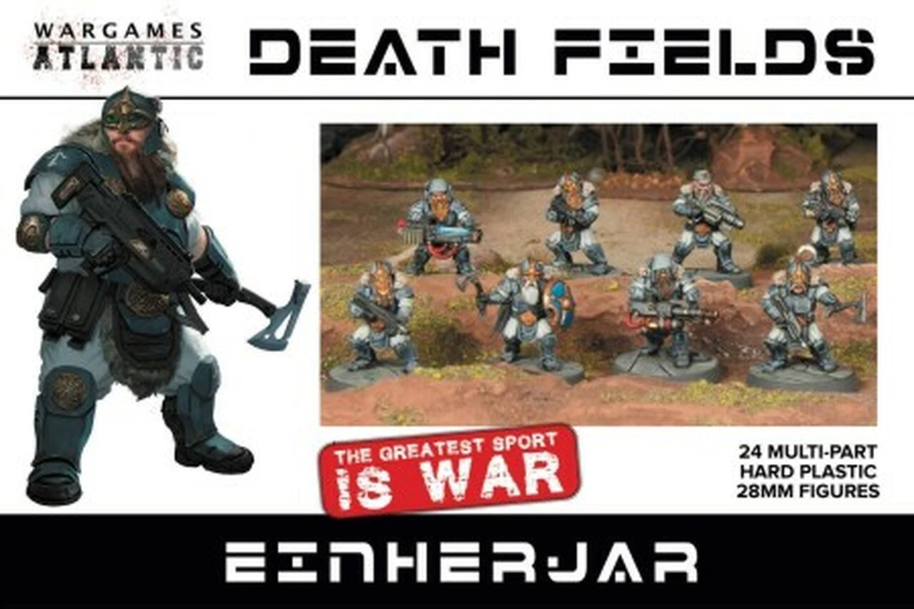 Promo π Death Fields Einherjar w/Weapons (24) 28mm Wargames Atlantic π 1 Promo π Death Fields Einherjar w/Weapons (24) 28mm Wargames Atlantic π