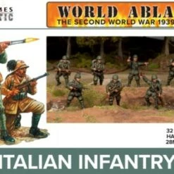 Budget 💯 World Ablaze WWII 1939-45 Italian Infantry (32) 28mm Wargames Atlantic 🤩