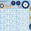 Wholesale 🤩 Pre-Early WWII Serial & Cocarde Hurricane RAF Markings 1938-1940 (3 Sheets) 1/48 Warbird Decals 👍