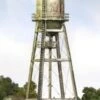 Wholesale 🤩 Built-N-Ready Rustic Water Tower LED Lighted N Scale Woodland Scenics ❤️
