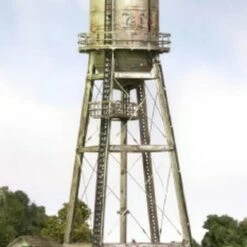 Wholesale 🤩 Built-N-Ready Rustic Water Tower LED Lighted N Scale Woodland Scenics ❤️