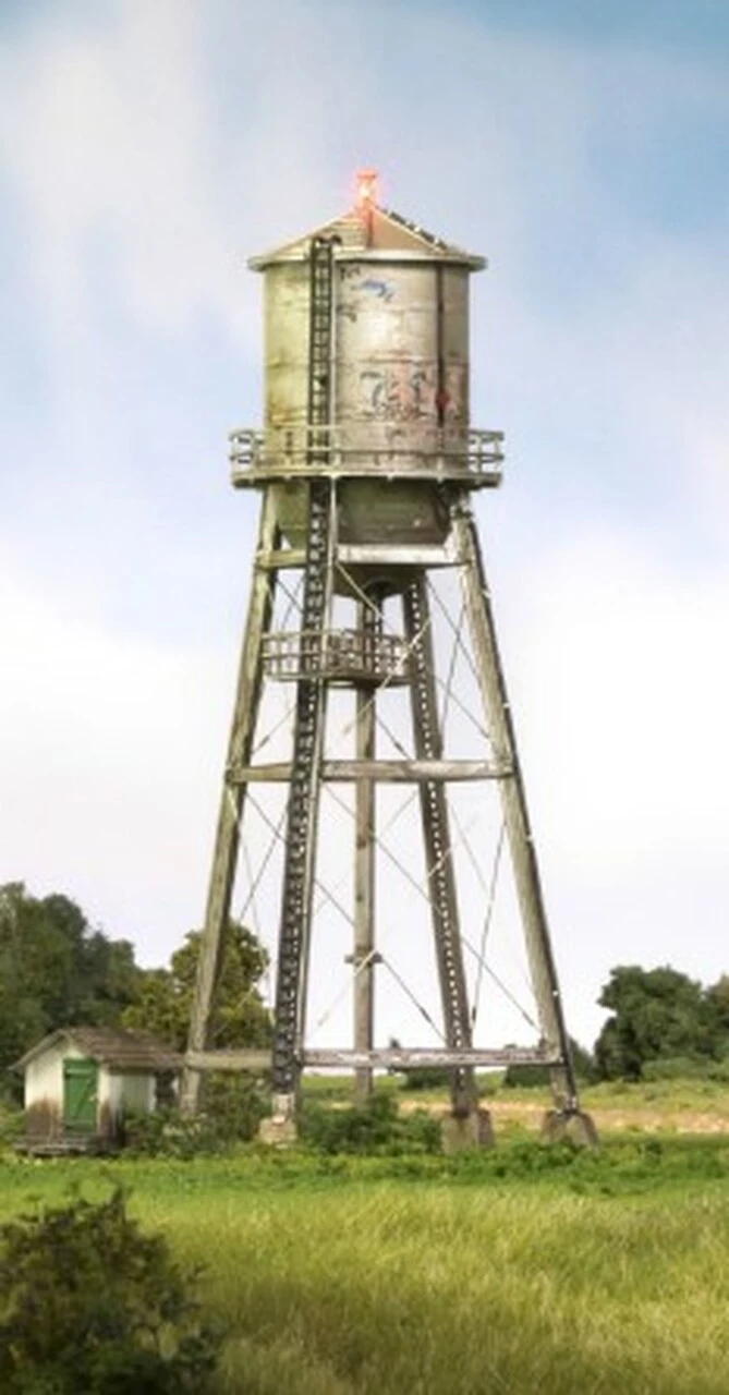 Wholesale π€© Built-N-Ready Rustic Water Tower LED Lighted N Scale Woodland Scenics β€οΈ 1 Wholesale π€© Built-N-Ready Rustic Water Tower LED Lighted N Scale Woodland Scenics β€οΈ
