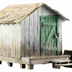 Best deal 💯 Built-N-Ready Wood Shack O Scale Woodland Scenics ✨