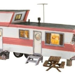 Deals 😍 Built-N-Ready Double Decker Trailer LED Lighted O Woodland Scenics ⭐