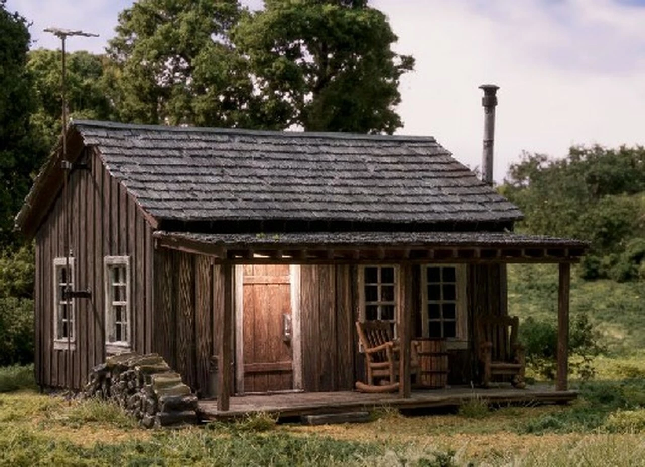 Wholesale π Built-N-Ready Rustic Cabin LED Lighted O Scale Woodland Scenics 𧨠1 Wholesale π Built-N-Ready Rustic Cabin LED Lighted O Scale Woodland Scenics π§¨