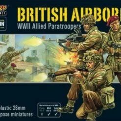 Buy 👍 Bolt Action: WWII British Airborne Allied Paratroopers (30) (Plastic) 28mm Warlord Games 🧨