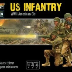Hot Sale ✔️ Bolt Action: WWII US Infantry (30) (Plastic) 28mm Warlord Games 🌟