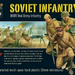 Outlet ⌛ WWII Soviet Red Army Infantry (40) (Plastic) 28mm Warlord Games ✔️