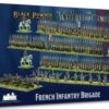 Cheapest ⌛ Black Powder Epic Battles: Waterloo French Infantry Brigade (300 figs, 3 mtd, 3 guns w/12 figs) 15mm Warlord Games 😀