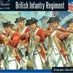 New 😍 Black Powder: British Infantry Regiment 1776-1783 (30) (Plastic) 28mm Warlord Games 🛒