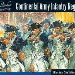 Buy ⭐ Black Powder: Continental Infantry Regiment 1776-1783 (30) (Plastic) 28mm Warlord Games 🛒