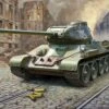 Buy ❤️ Soviet T34/85 Mod 1944 Medium Tank 1/35 Zvezda 🔥