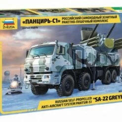 Best Sale 🎉 Russian Pantsir-S1 SA22 Greyhound Self-Propelled Anti-Aircraft System 1/35 Zvezda 👍