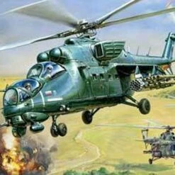 Top 10 👍 Mil Mi-35 Hind E Russian Attack Helicopter 1/72 Zvezda 💯