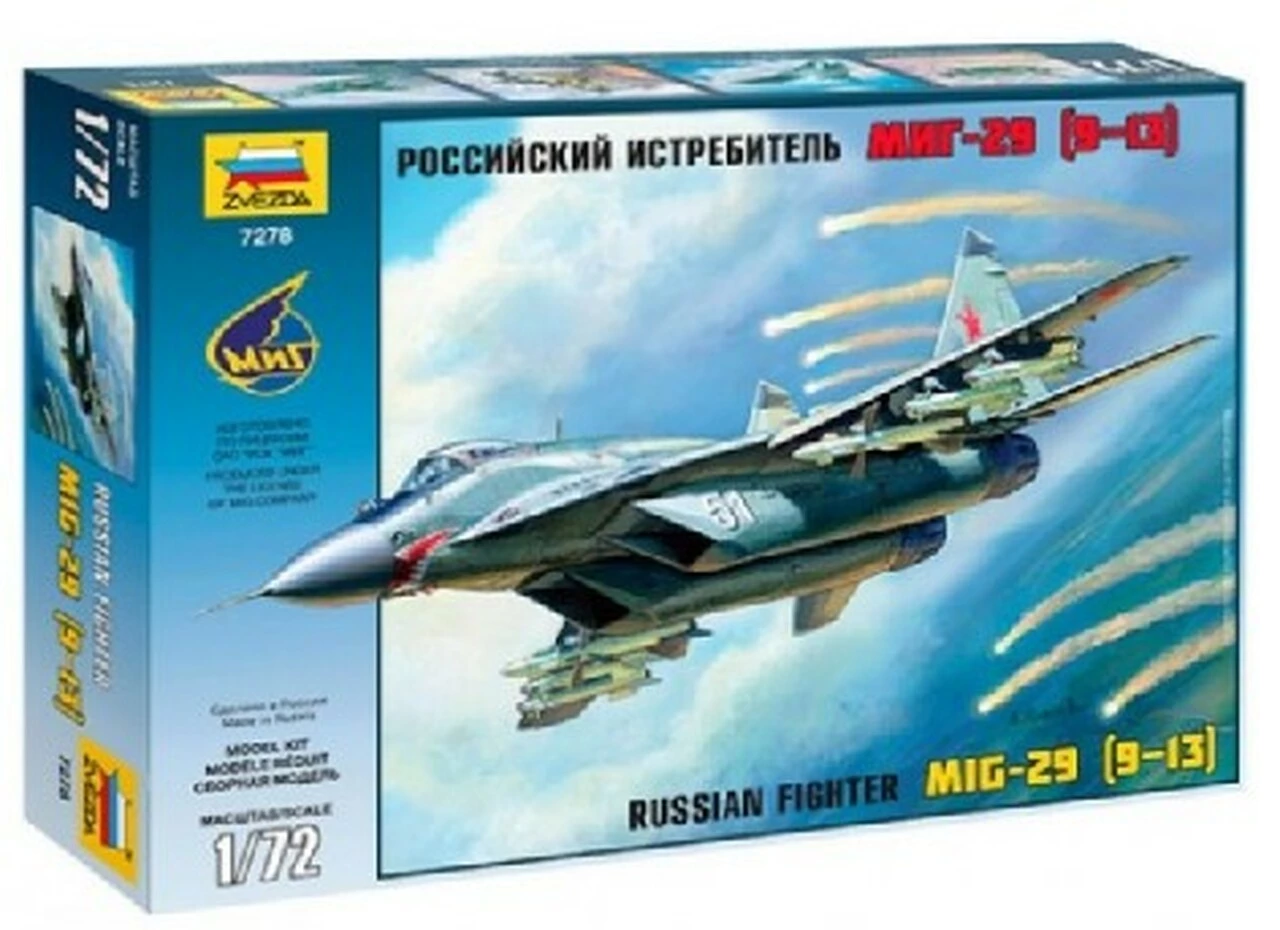 Top 10 π Russian MiG29 (9-13) Fighter 1/72 Zvezda β 1 Top 10 π Russian MiG29 (9-13) Fighter 1/72 Zvezda β