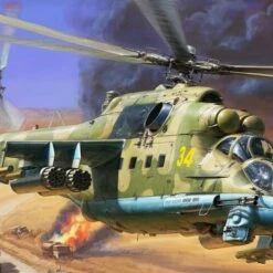 Best reviews of 👏 Soviet Mi-24P Hind Attack Helicopter 1/72 Zvezda ❤️