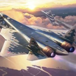 Buy 👍 Russian Su-57 Fifth-Generation Fighter 1/72 Zvezda 🌟