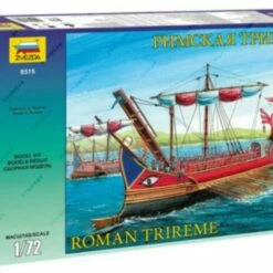 New 🛒 Roman Trireme Warship 1/72 Zvezda 🎁
