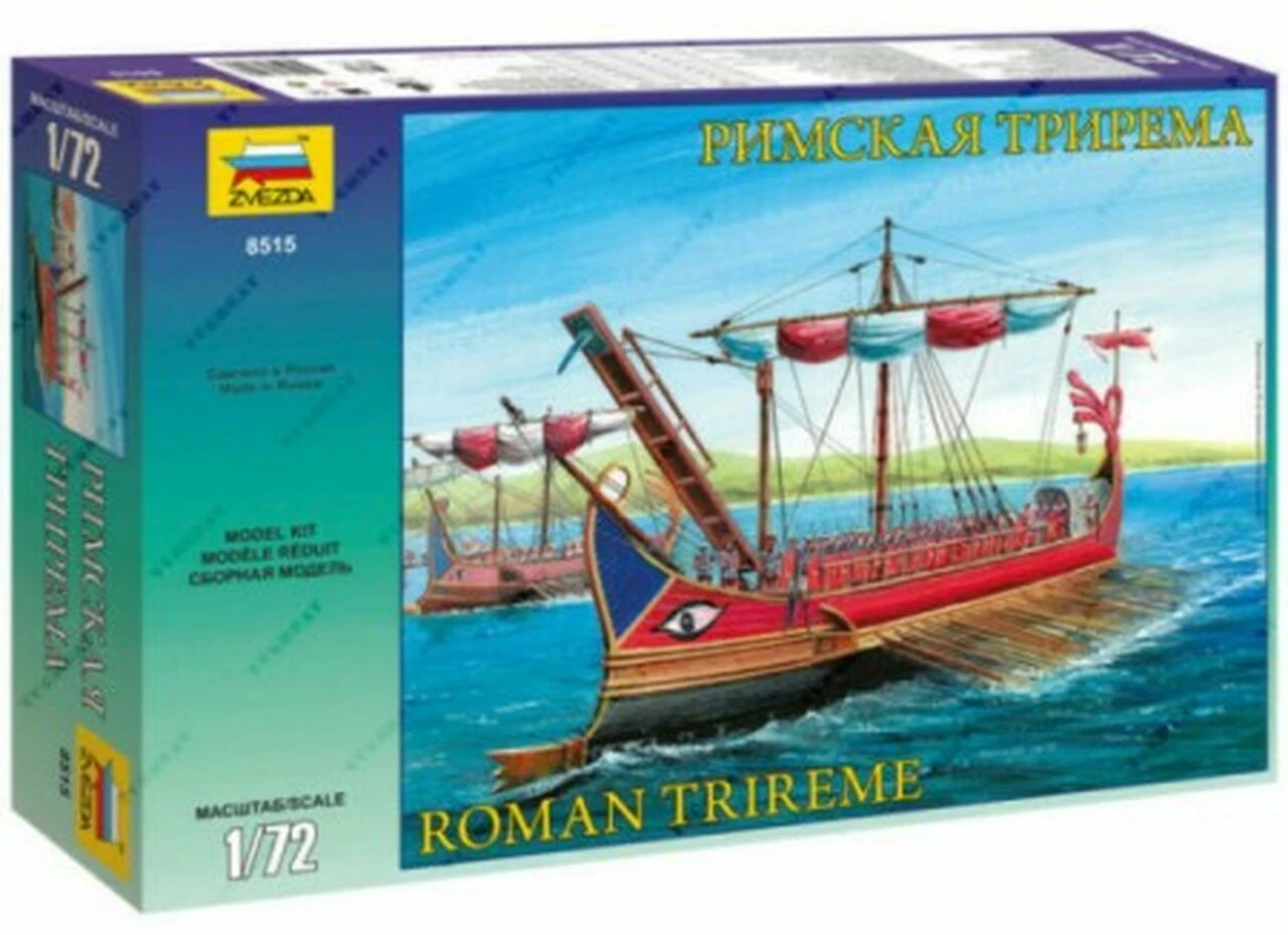 New π Roman Trireme Warship 1/72 Zvezda π 1 New π Roman Trireme Warship 1/72 Zvezda π